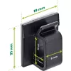 InLine 59971F Gestore cavi universale fermacavi nero 10 pz.