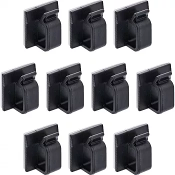 InLine 59971E Gestore cavi universale ganci per cavi nero 10 pz.