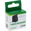 InLine 59971E Gestore cavi universale ganci per cavi nero 10 pz.