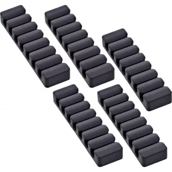 InLine 59971L Clip per cavi universale clip per cavi nero 5 pz.