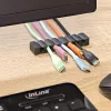 InLine 59971L Clip per cavi universale clip per cavi nero 5 pz.