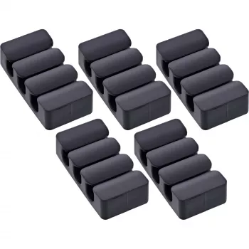 InLine 59971J Organizer per cavi universale clip per cavi nero 5 pz.