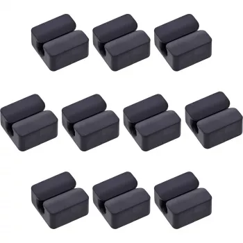 InLine 59971I Clip per cavi universale clip per cavi nero 10 pz.