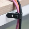 InLine 59972B Fascette per cavi fascette a scaletta in silicone nero 10 pz.