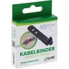 InLine 59972B Fascette per cavi fascette a scaletta in silicone nero 10 pz.