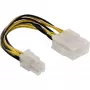 InLine Adattatore alimentazione scheda madre ATX 2.0/EPS 8 pin / 12V ATX1.3 4 pin 0,15m