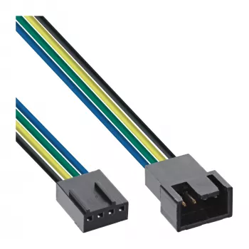 InLine Prolunga cavo ventola 4 pin Molex maschio/femmina 0,70m