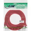 Cavo patch InLine F/UTP Cat.5e rosso 10m
