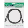 Cavo patch InLine F/UTP Cat.5e nero 1m