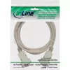 Cavo null modem InLine DB9 connettore femmina / DB9 connettore femmina, assemblato, grigio, 10 m