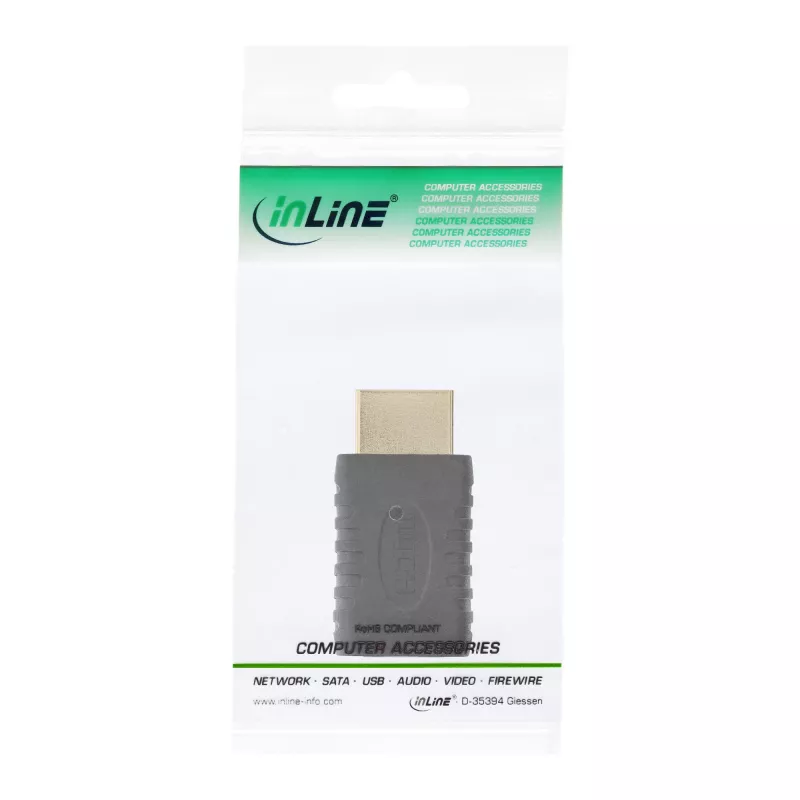 Adattatore HDMI InLine 17691G HDMI connettore maschio / Mini HDMI connettore femmina placcato oro