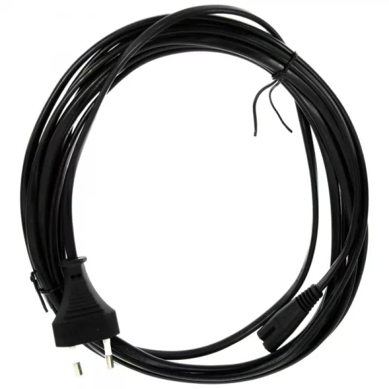 Cavo di alimentazione InLine, spina Euro / spina Euro8, nero, 10 m