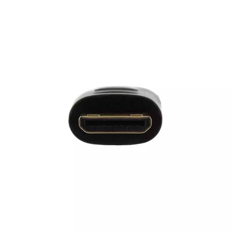 Cavo HDMI High Speed InLine con Ethernet, AM/CM, extra piatto, nero/oro, 1 m