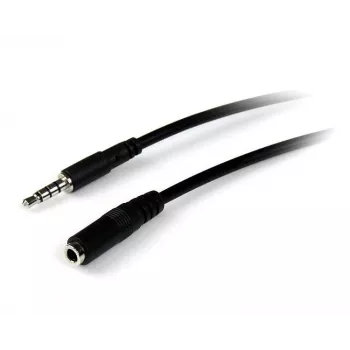 StarTech.com cavo prolunga per headset 2 m 3,5 mm TRRS 4 poli – spina/connettore femmina