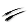 StarTech.com cavo prolunga per headset 2 m 3,5 mm TRRS 4 poli – spina/connettore femmina