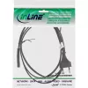 Cavo di alimentazione InLine Svizzera spina CEE7/16 su Euro8 C7, nero, 1,8 m