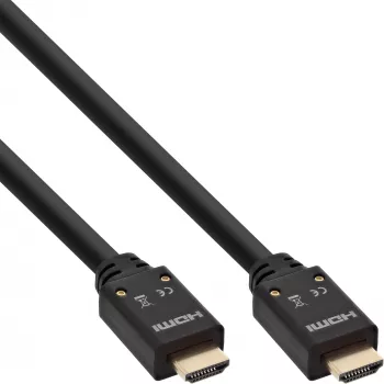 Cavo attivo HDMI InLine, HDMI-High Speed con Ethernet, M/M, 15 m