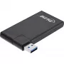 Hub USB 3.0 InLine girevole, 4 porte, nero