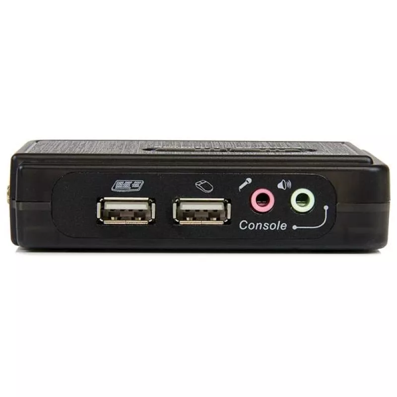 Kit switch KVM USB StarTech.com a 2 porte nero con audio e cavi