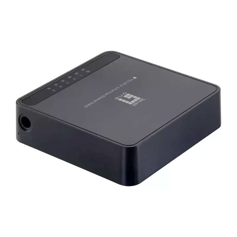Switch di rete LevelOne FEU-0512 Fast Ethernet 10/100 nero