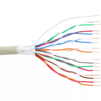InLine cavo telefonico 16 fili massiccio per installazione 8x2x06mm schermato 25 m