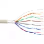InLine cavo telefonico 12 fili massiccio per installazione 6x2x0,6mm schermato 25 m