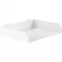 InLine 23182B Mensola Slatwall grande, in acciaio, 318 x 250 x 68 mm, fino a 3 kg, bianca