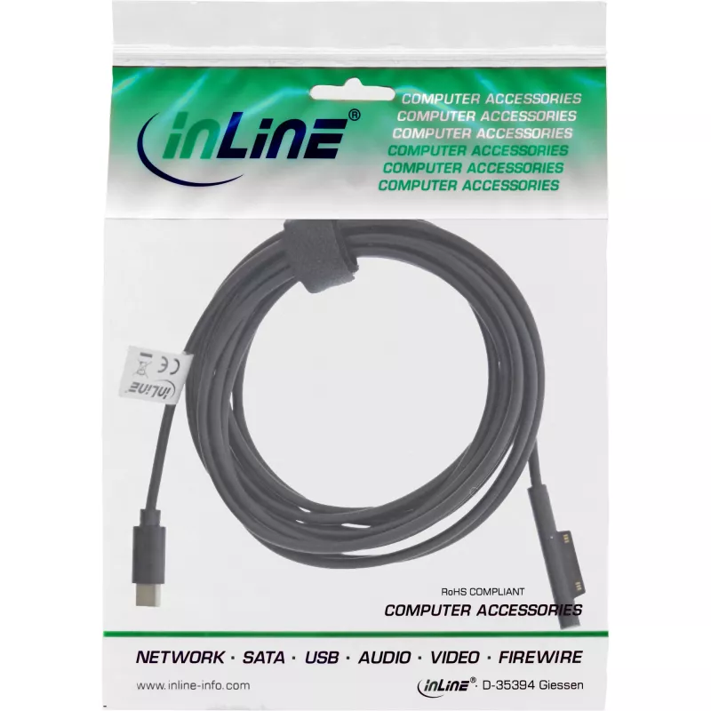 InLine cavo di ricarica USB-C su Surface, 2 m