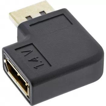 InLine adattatore DisplayPort connettore maschio connettore femmina angolare a sinistra 17199L