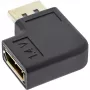 InLine adattatore DisplayPort connettore maschio connettore femmina angolare a sinistra 17199L
