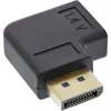 InLine adattatore DisplayPort connettore maschio connettore femmina angolare a sinistra 17199L