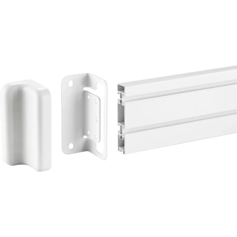 InLine supporto di montaggio Slatwall per pannello a parete, bianco, 2 pz., coppia
