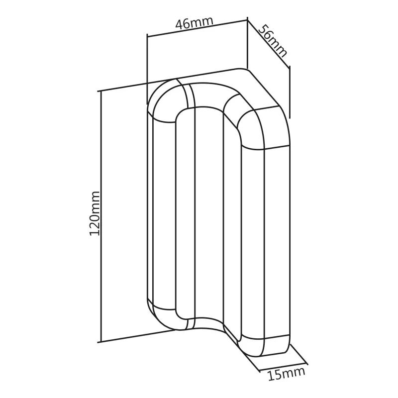 InLine supporto di montaggio Slatwall per pannello a parete, bianco, 2 pz., coppia