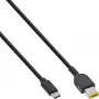 InLine cavo di ricarica USB-C su notebook Lenovo (rettangolare), 2 m