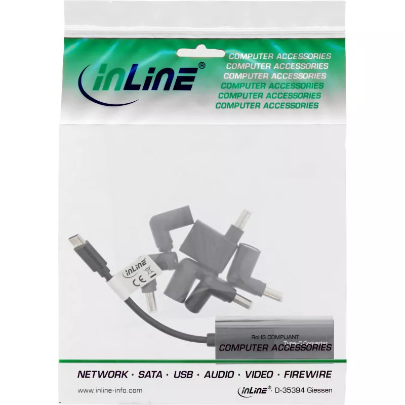 Alimentatore InLine Notebook 26679 USB-C set di ricarica 7-in-1