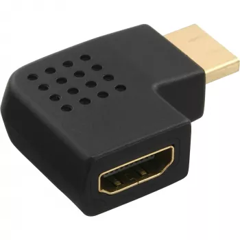 Adattatore HDMI InLine maschio femmina angolato lateralmente a sinistra placcato oro 17600S