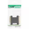 Adattatore DVI-I InLine digitale + analogico 24+5 femmina / femmina nero placcato oro
