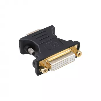 Adattatore DVI-A InLine DVI 24+5 femmina / HD15 maschio placcato oro