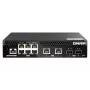 Switch di rete QNAP QSW-M2106R-2S2T managed L2 10G Ethernet (100/1000/10000) 1U nero
