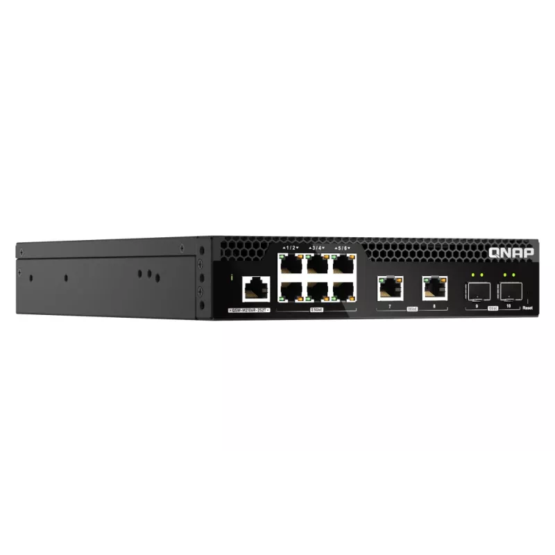Switch di rete QNAP QSW-M2106R-2S2T managed L2 10G Ethernet (100/1000/10000) 1U nero