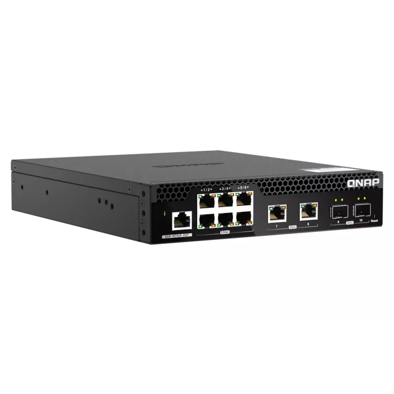 Switch di rete QNAP QSW-M2106R-2S2T managed L2 10G Ethernet (100/1000/10000) 1U nero