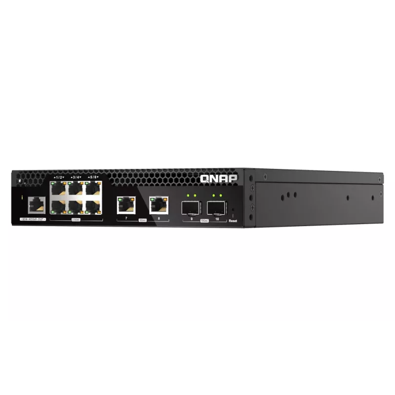 Switch di rete QNAP QSW-M2106R-2S2T managed L2 10G Ethernet (100/1000/10000) 1U nero