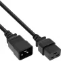 Cavo di alimentazione InLine C19 / C20 3 poli connettore / connettore femmina IEC nero 0,5 m