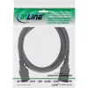 Cavo di alimentazione InLine C19 / C20 tripolare IEC maschio / femmina nero 3 m