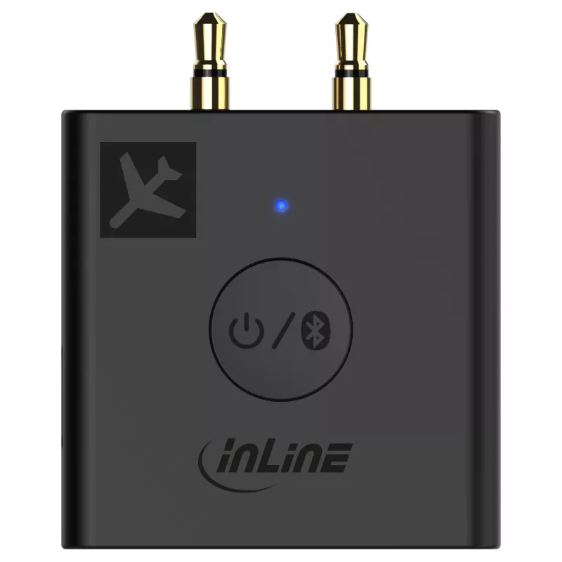 Trasmettitore audio Bluetooth Airplane InLine, BT 5.0, aptX HD/LL