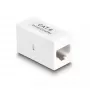 Delock 88133 adattatore RJ45 femmina a RJ45 femmina, Cat.6 UTP, bianco