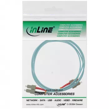 Cavo duplex in fibra ottica InLine SC/SC 50/125µm OM3 30m