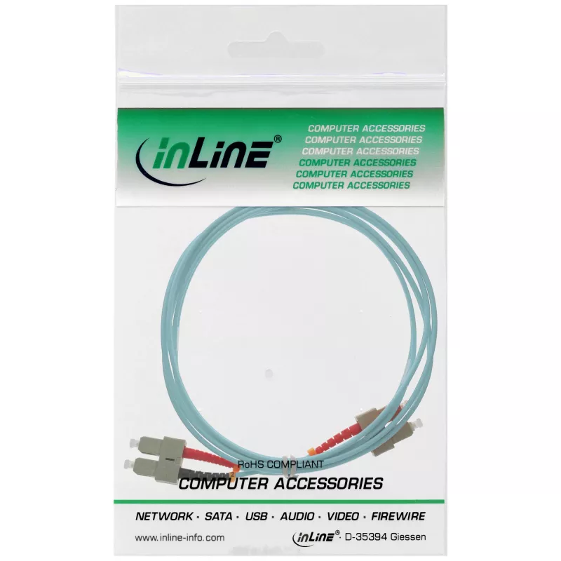 Cavo duplex in fibra ottica InLine SC/SC 50/125µm OM3 30m