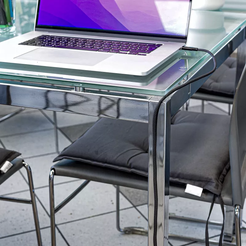 Cavo USB-C magnetico InLine, USB-C maschio/maschio, 100W, nero, 1,5m