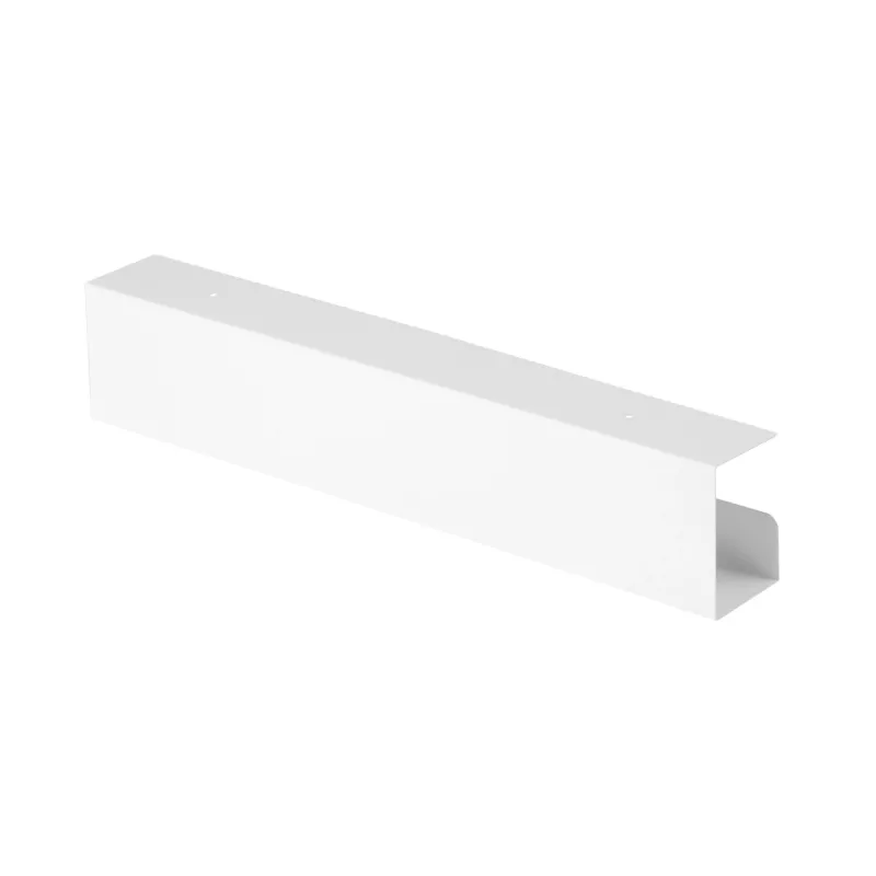 Sistema di gestione cavi sottoscrivania InLine 23190W — acciaio, bianco, 114×600×76 mm